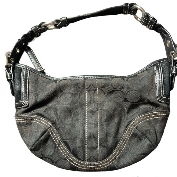 Coach Handbags - ▶️Coach◀️ Canvas Small Shoulder Bag #6266